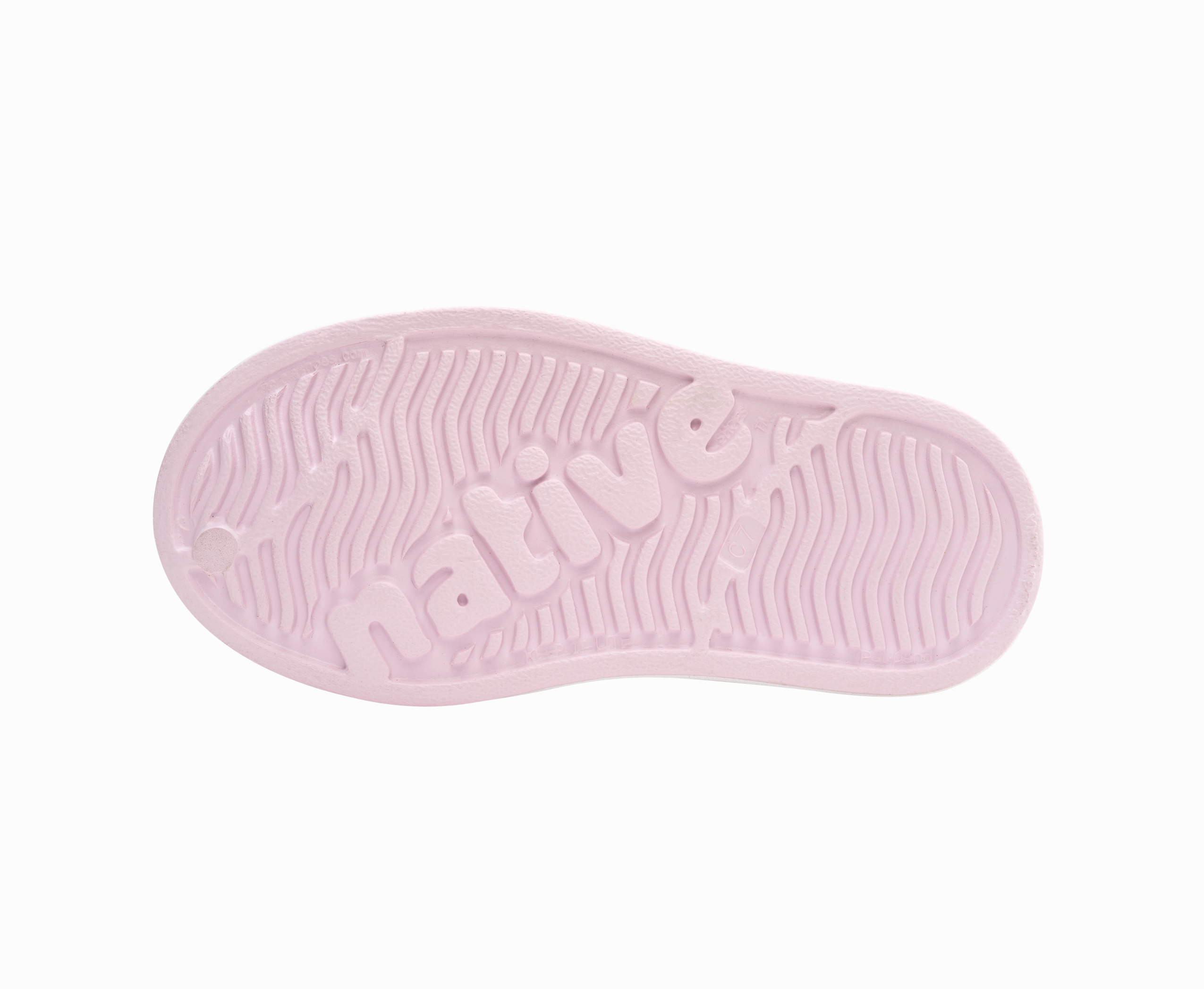 Native Shoes Barely Pink/Shell White Toddler Jefferson Bio-Bling Shoe