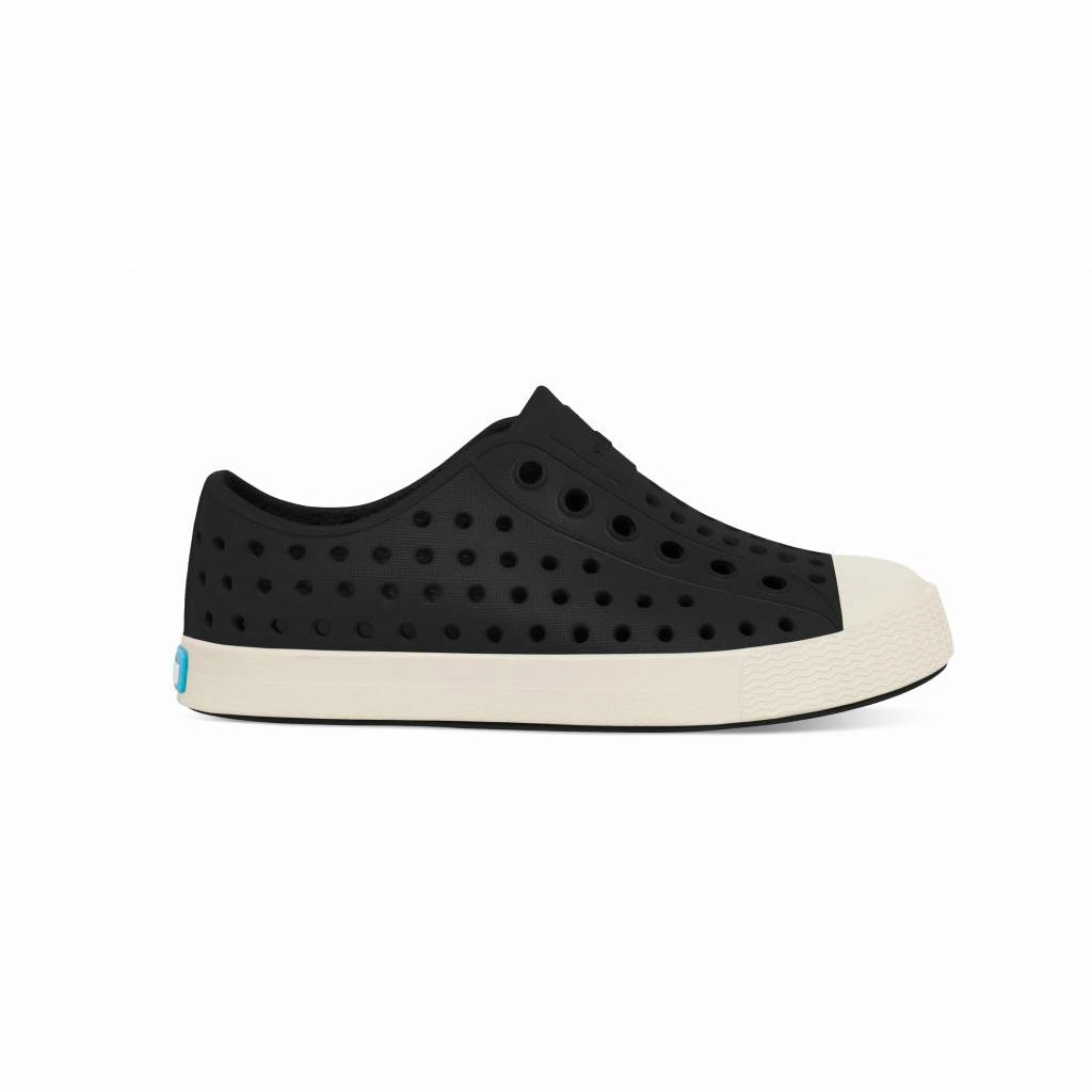 Native Shoes Jiffy Black/Shell White Toddler Jefferson Shoe