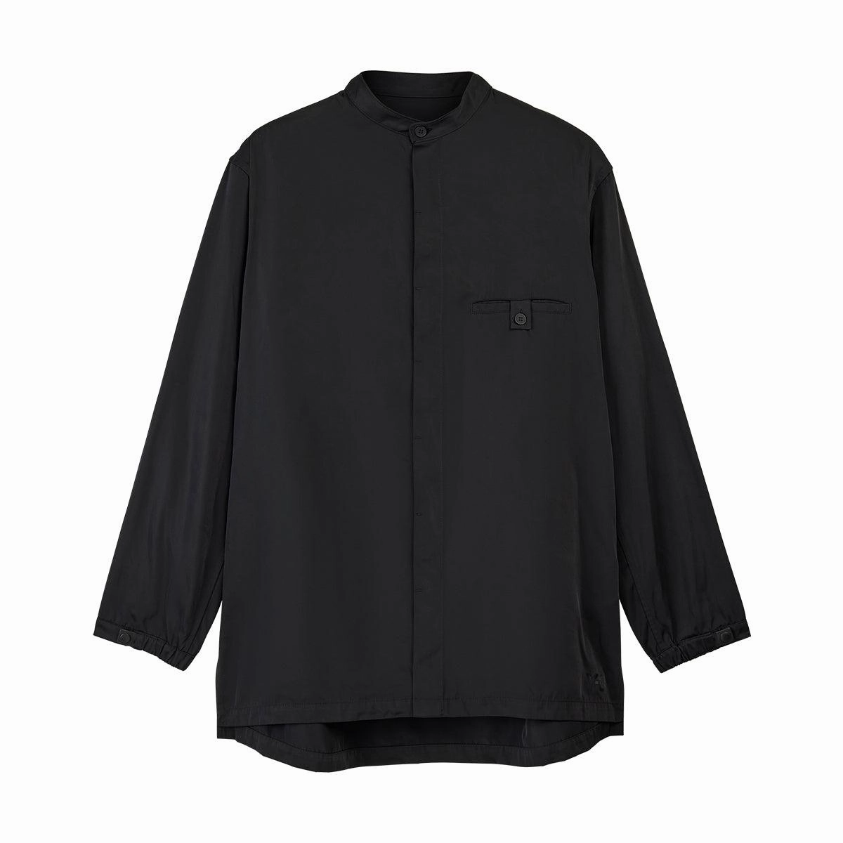Nylon Twill Overshirt 'Black'