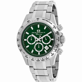 Oceanaut Men's Watch - Biarritz Quartz Green Dial Stainless Steel Bracelet | OC6112