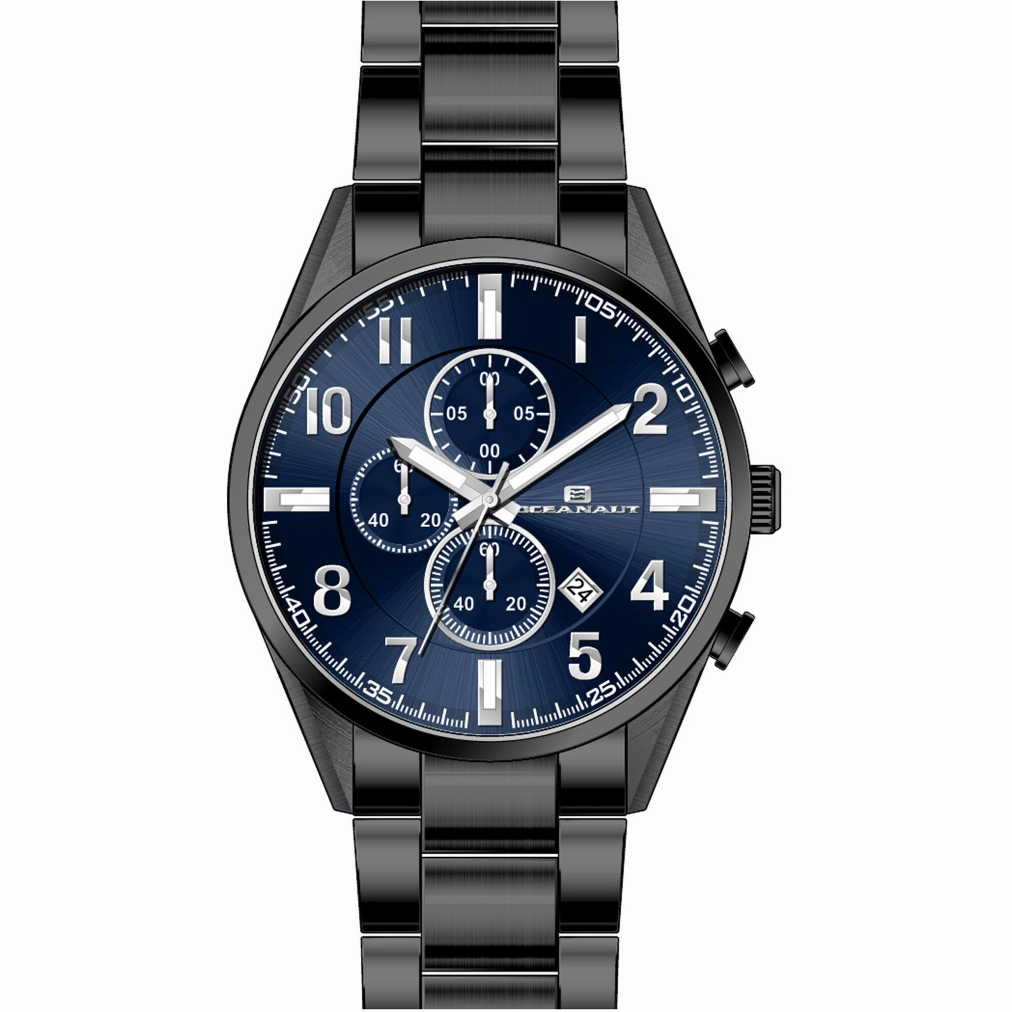 Oceanaut Men's Watch - Escapade Blue Dial Plated Stainless Steel Bracelet | OC5859