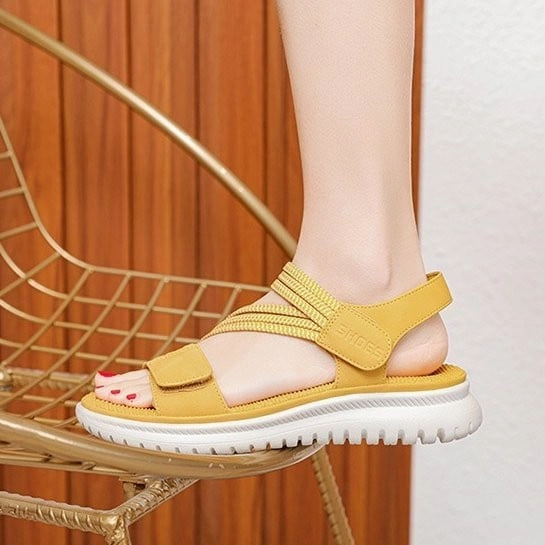 OCW Best Orthopedic Sandals For Women EVA Flat Sole Hook&loop Leisure