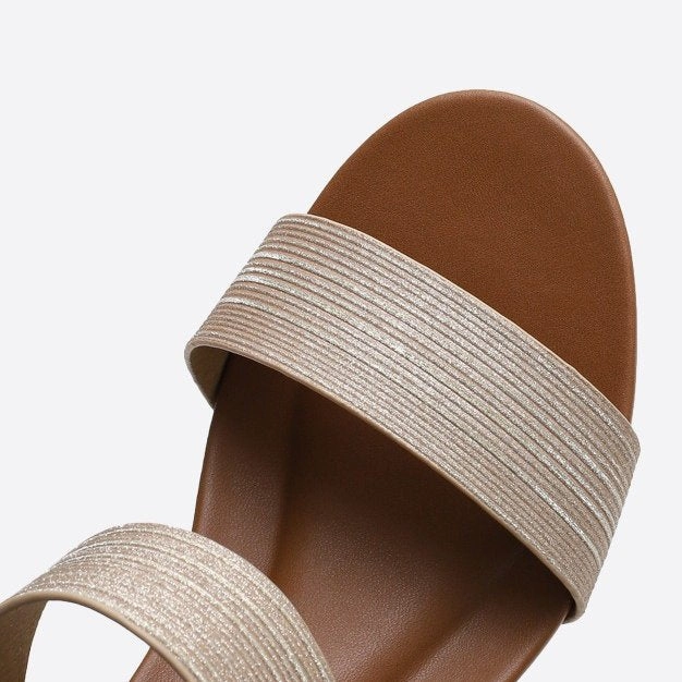 OCW Orthopedic Women Dress Sandals Comfortable Arch Support Glittering Strap Elegant Design