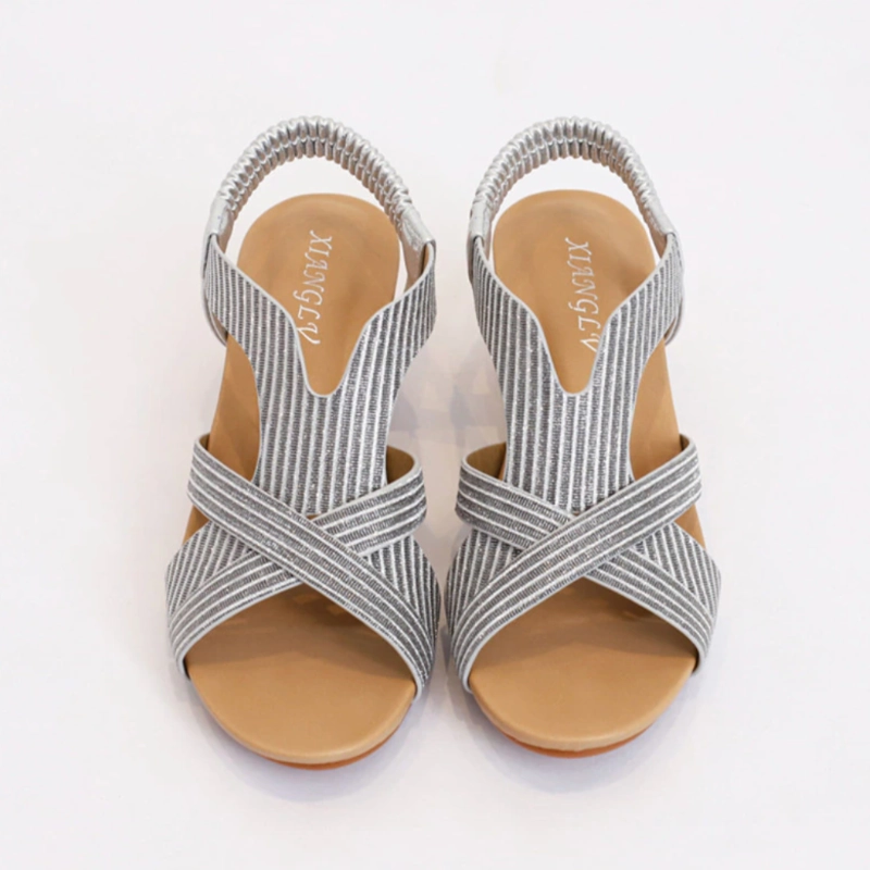 OCW Orthopedic Women Dress Sandals Comfortable Arch Support Modern Cut-out Elegant Design
