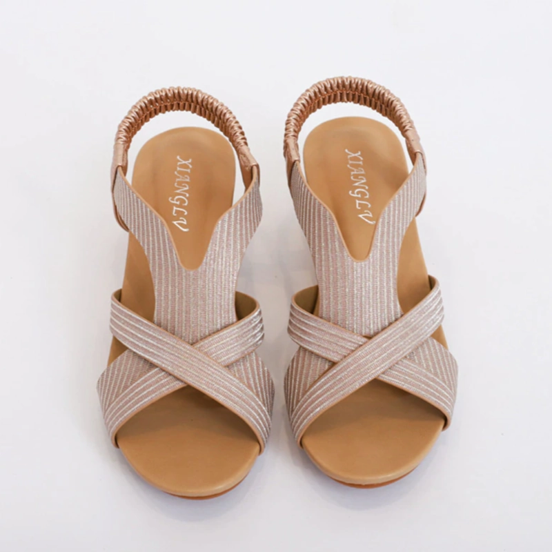 OCW Orthopedic Women Dress Sandals Comfortable Arch Support Modern Cut-out Elegant Design