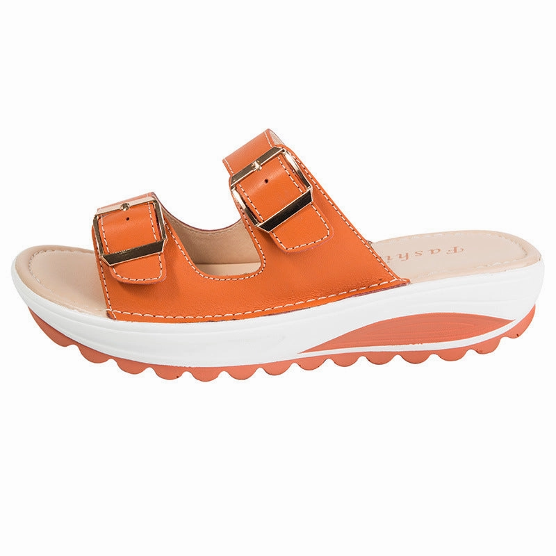 OCW Orthopedic Women Sandals Double Buckle Breathable Comfort Summer