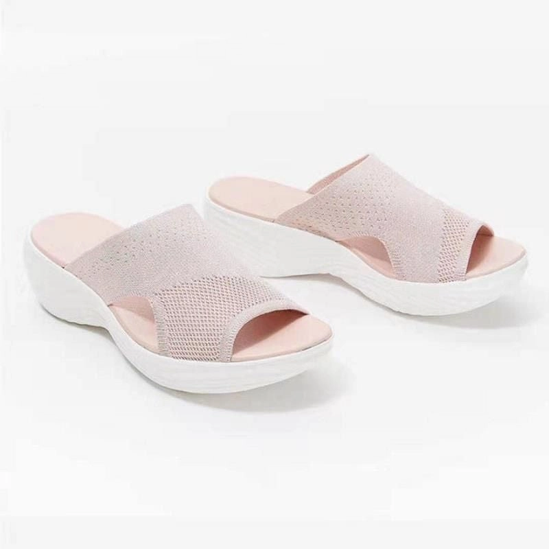 OCW Orthopedic Women Sandals Open Toe Breathable Slides Stretchy Casual Sandals