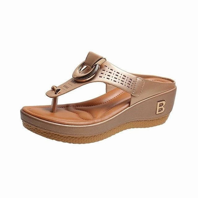 OCW Platform Orthopedic Sandals For Women Waterproof Comfy Arch Support Beach Flip-flops
