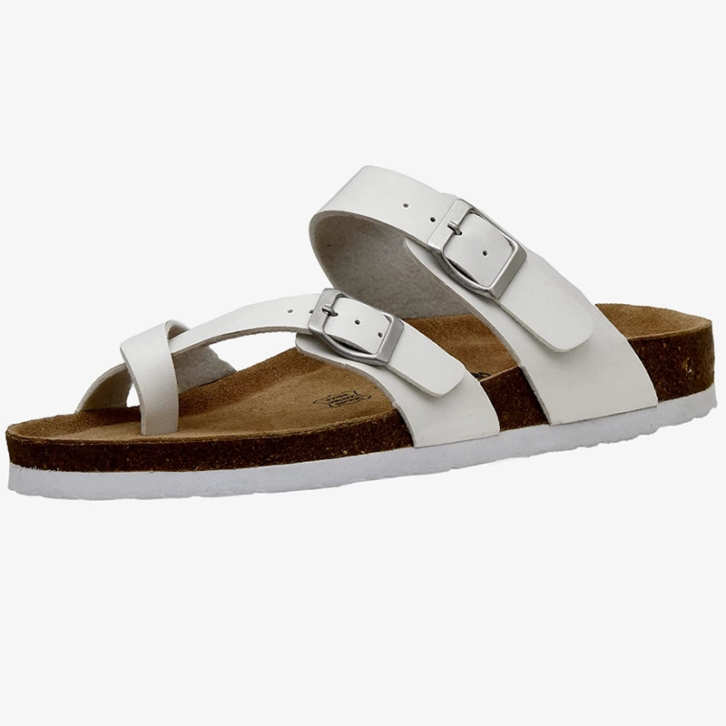 OCW Women Orthopedic Sandal Arch Support Breathable Comfortable Anti Slip Cork Buckle Strap Sandal