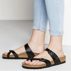 OCW Women Orthopedic Sandal Arch Support Breathable Comfortable Anti Slip Cork Buckle Strap Sandal
