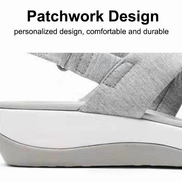 OCW Women Orthopedic Sandals Ankle Strap Shock-resistance Elegant Summer Vacation