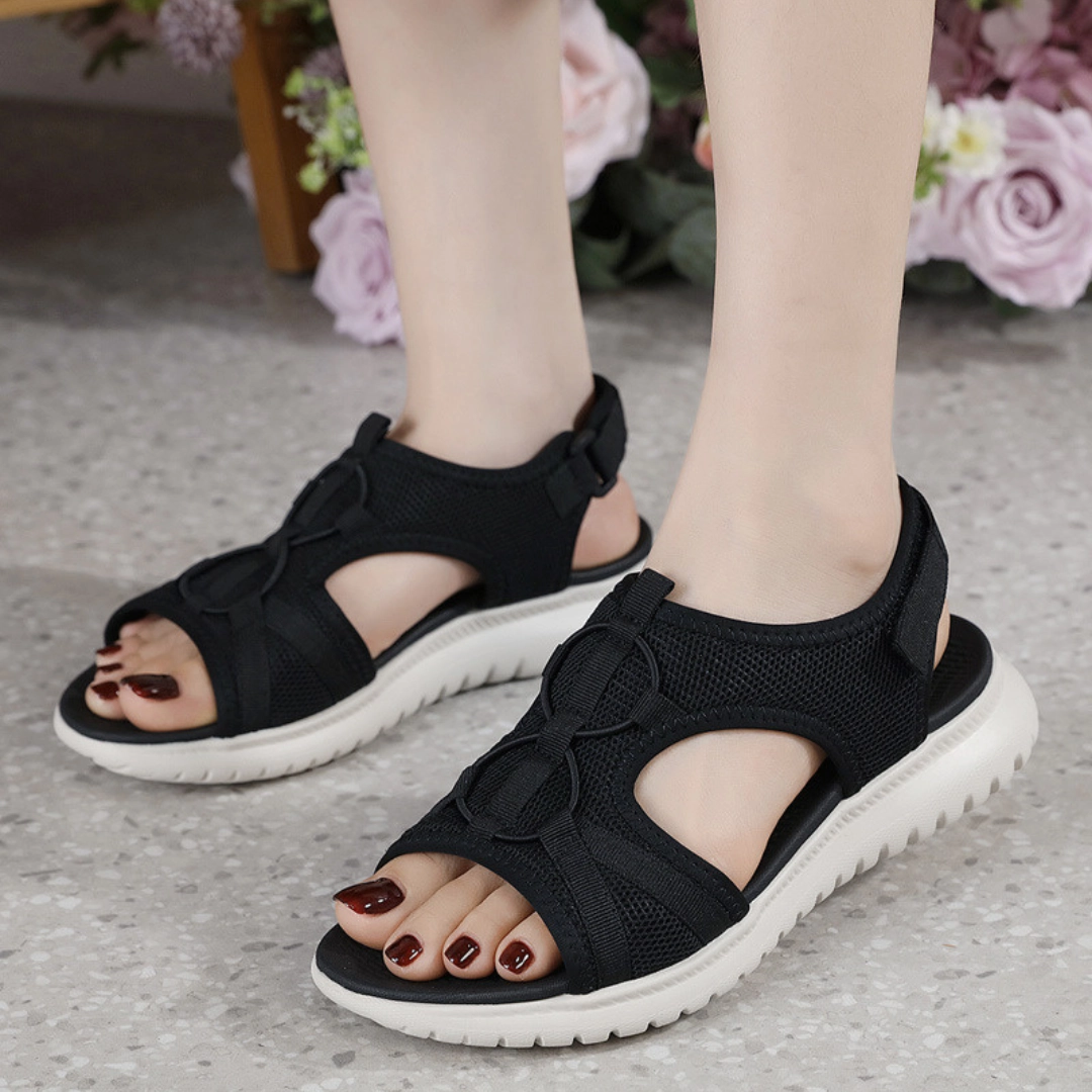 OCW Women Orthopedic Sandals Comfortable Soft Sole Velcro Strap Summer Beach Sandals