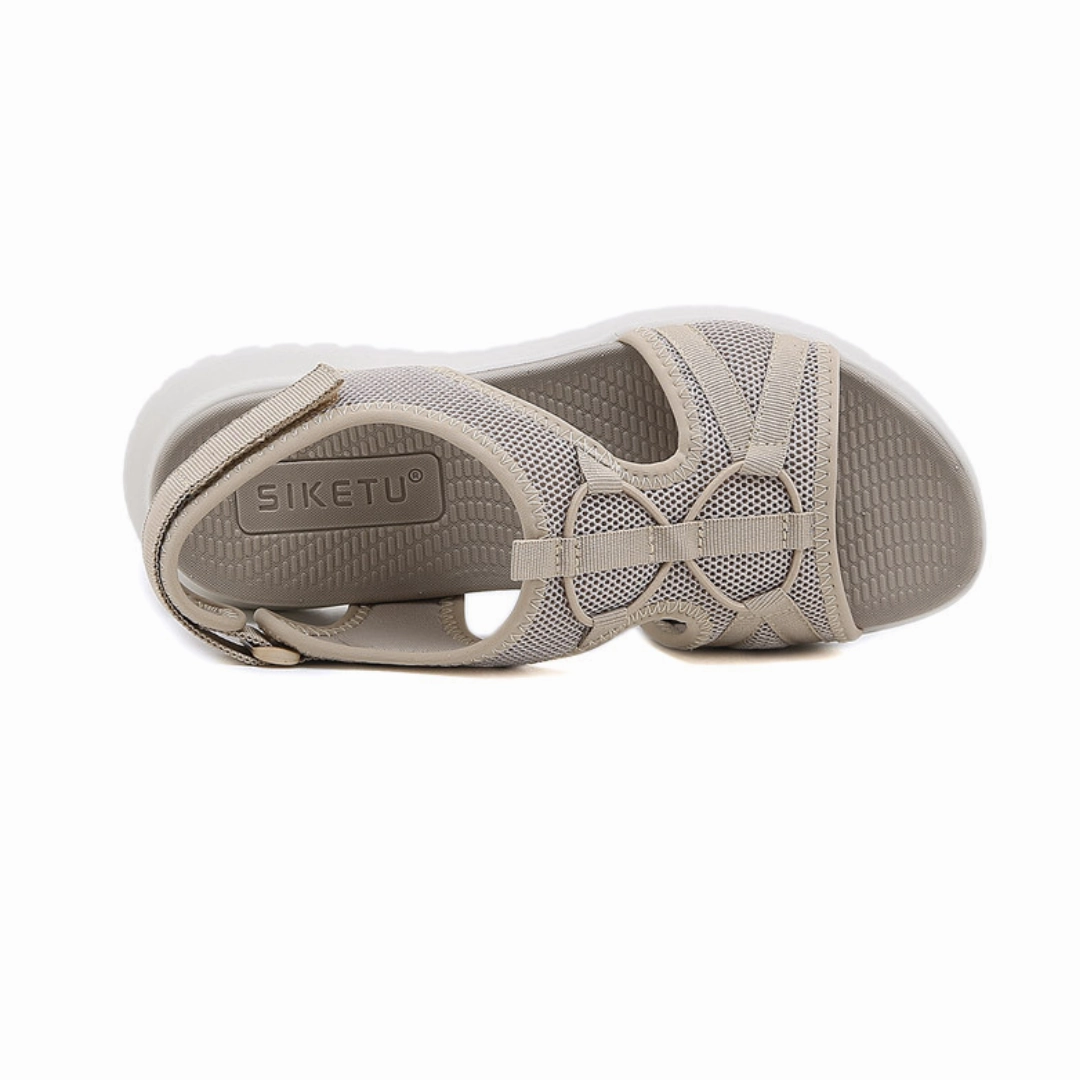 OCW Women Orthopedic Sandals Comfortable Soft Sole Velcro Strap Summer Beach Sandals