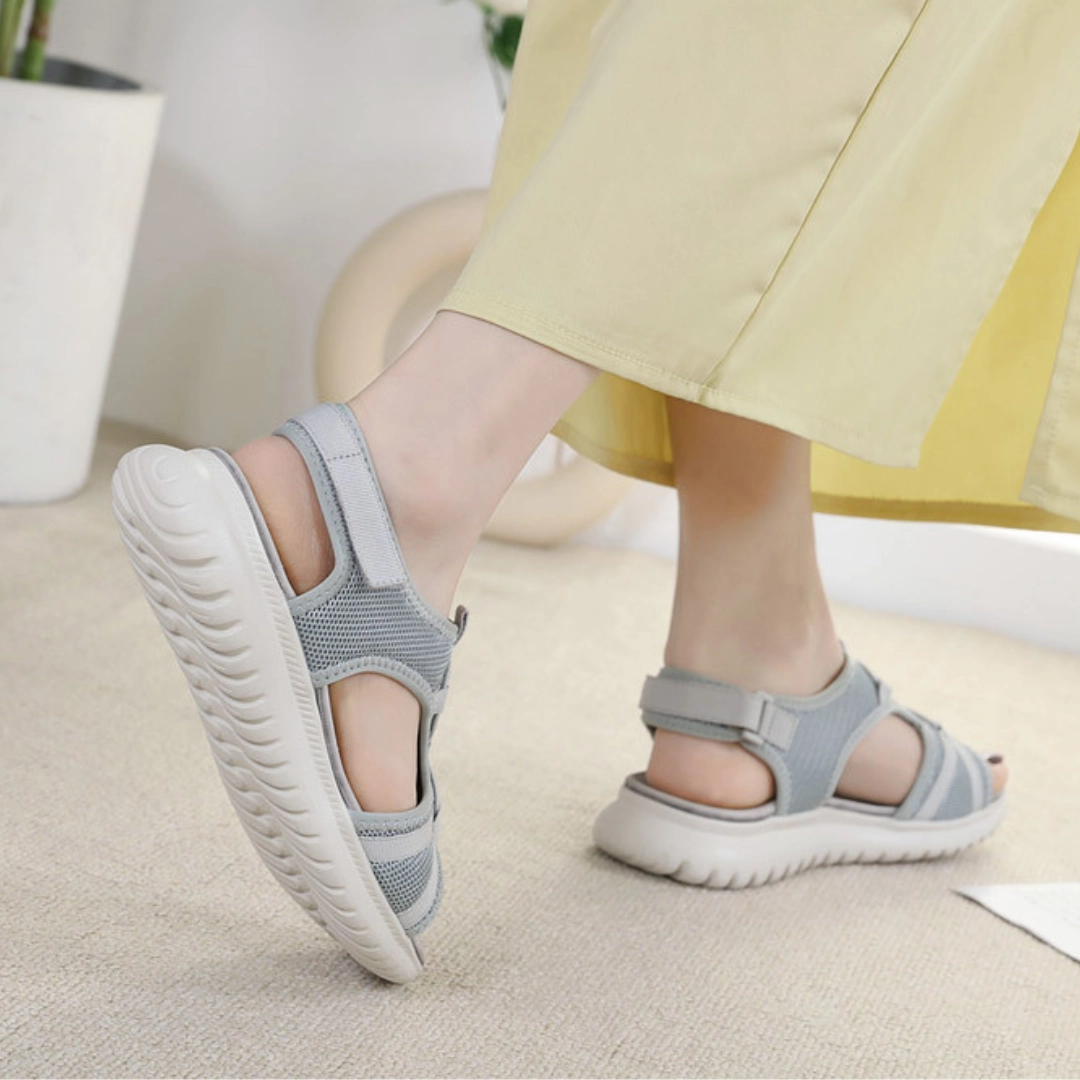 OCW Women Orthopedic Sandals Comfortable Soft Sole Velcro Strap Summer Beach Sandals