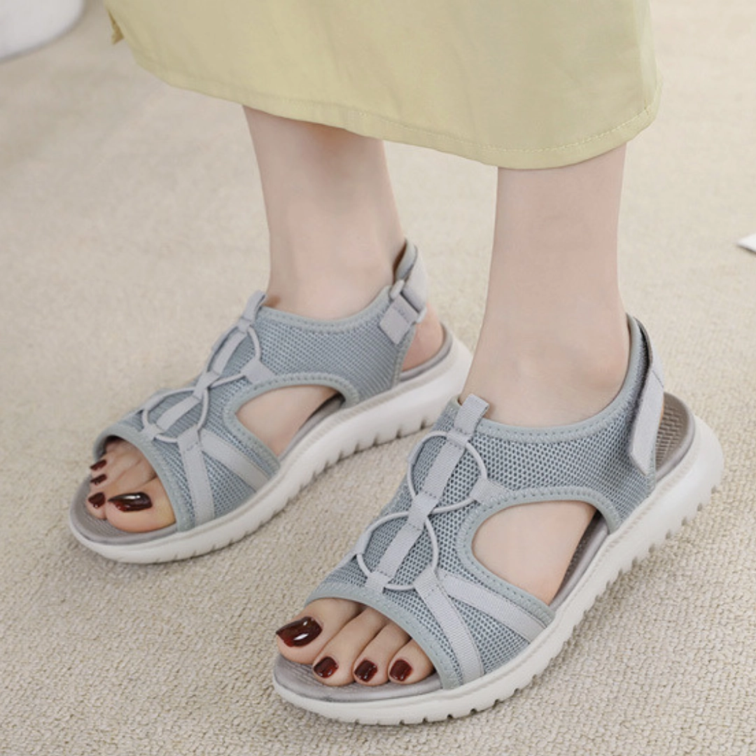 OCW Women Orthopedic Sandals Comfortable Soft Sole Velcro Strap Summer Beach Sandals
