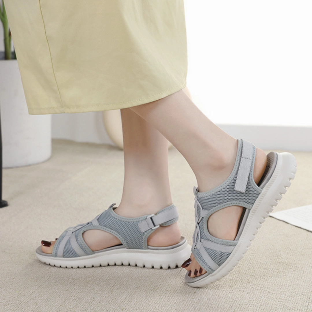 OCW Women Orthopedic Sandals Comfortable Soft Sole Velcro Strap Summer Beach Sandals