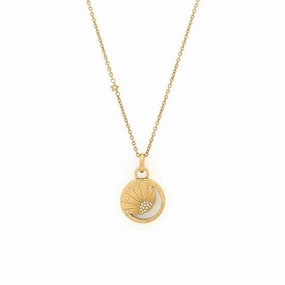 Olivia Burton Gold Celestial Sun and Moon Necklace 24100157