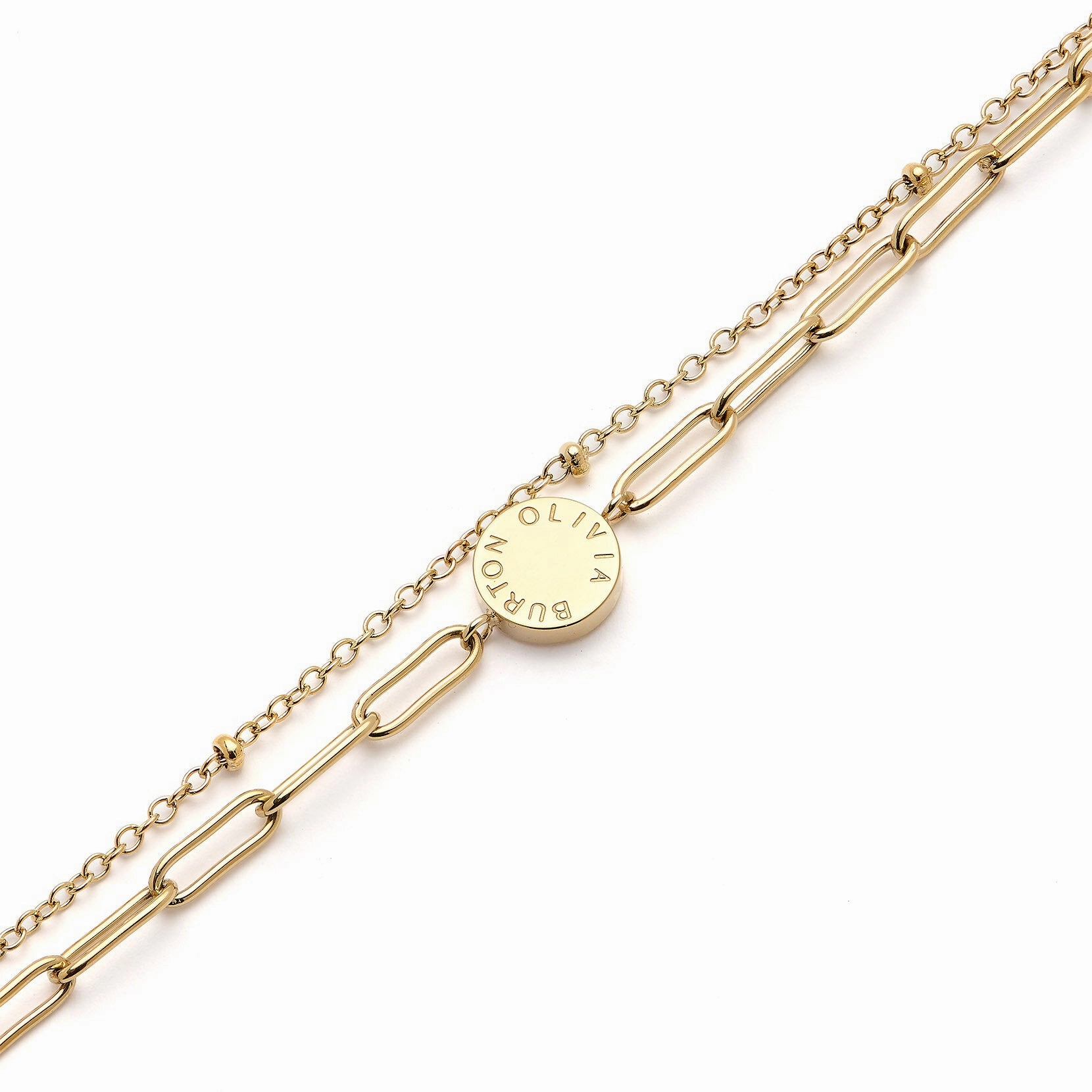 Olivia Burton Gold Classic Illusion Stacking Bracelet 24100066