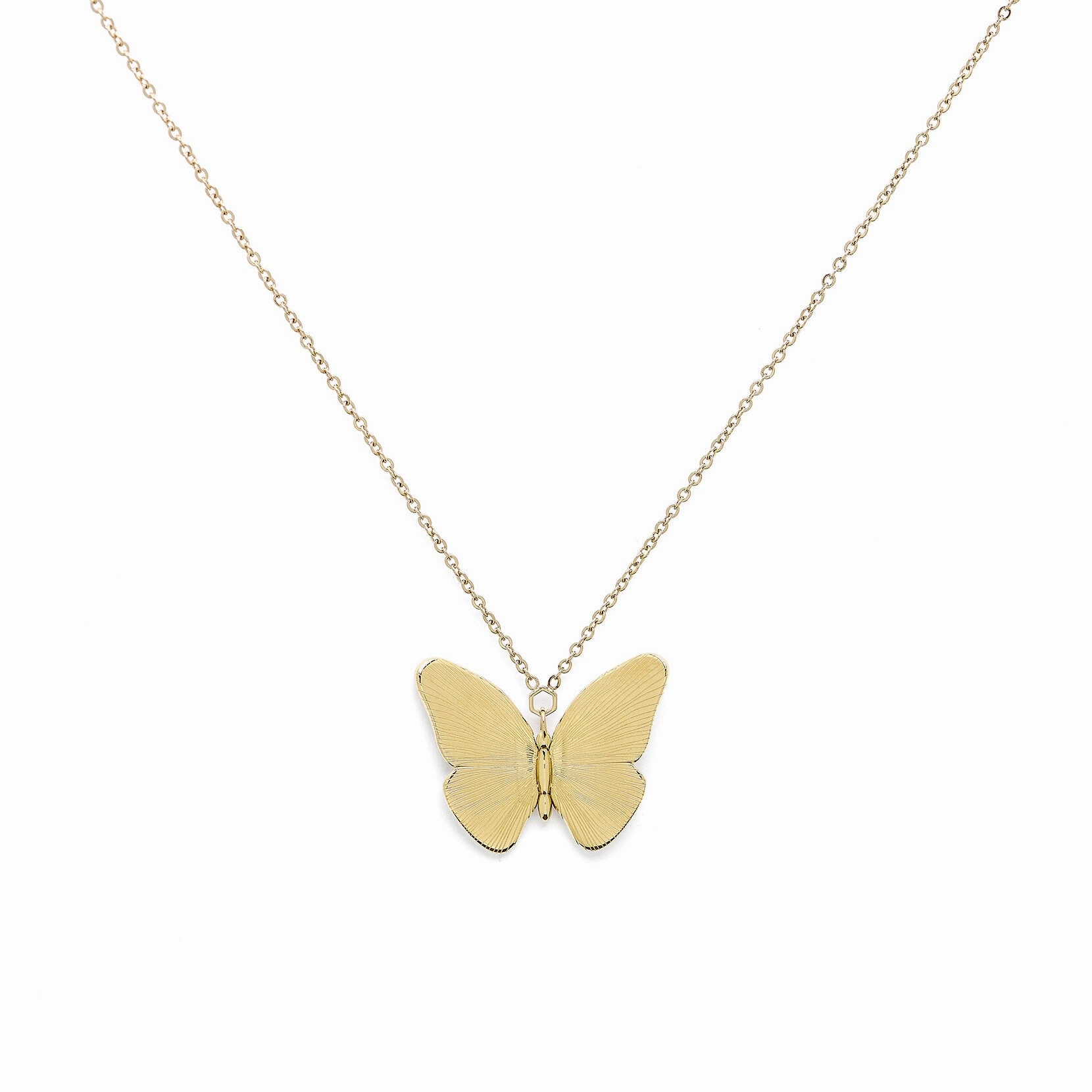 Olivia Burton Signature Butterfly Gold Necklace 24100119