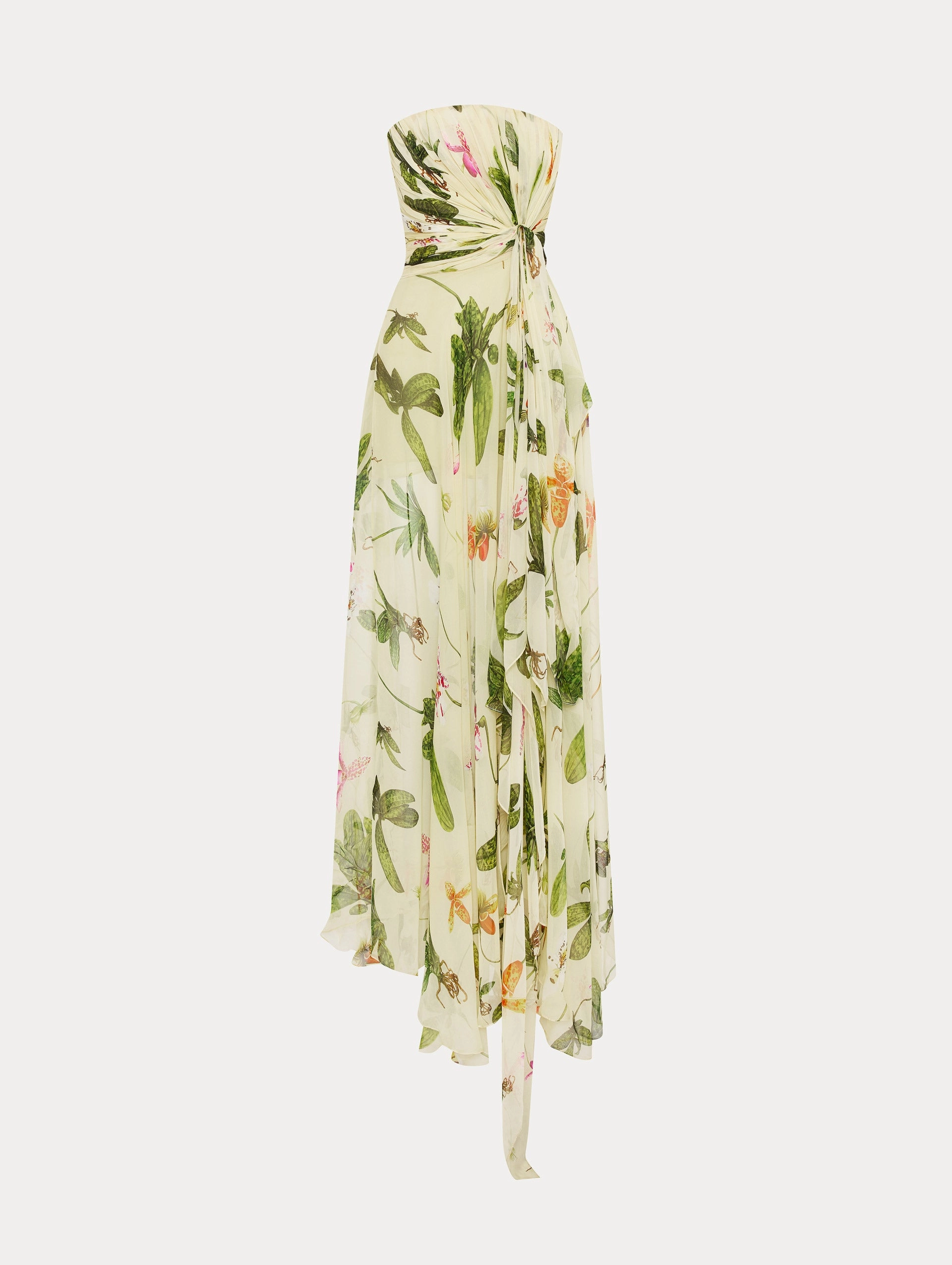 Orchid Silk Chiffon Gown