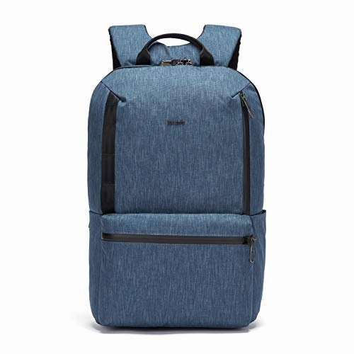 Pacsafe Men's Metrosafe X Anti Theft 20L Backpack-with Padded 15" Laptop Sleeve, Dark Denim, 20.5 Liter