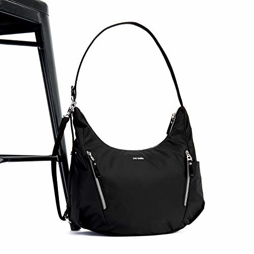 Pacsafe Women's Stylesafe 10L Anti Theft Convertible Crossbody, Navy Blue