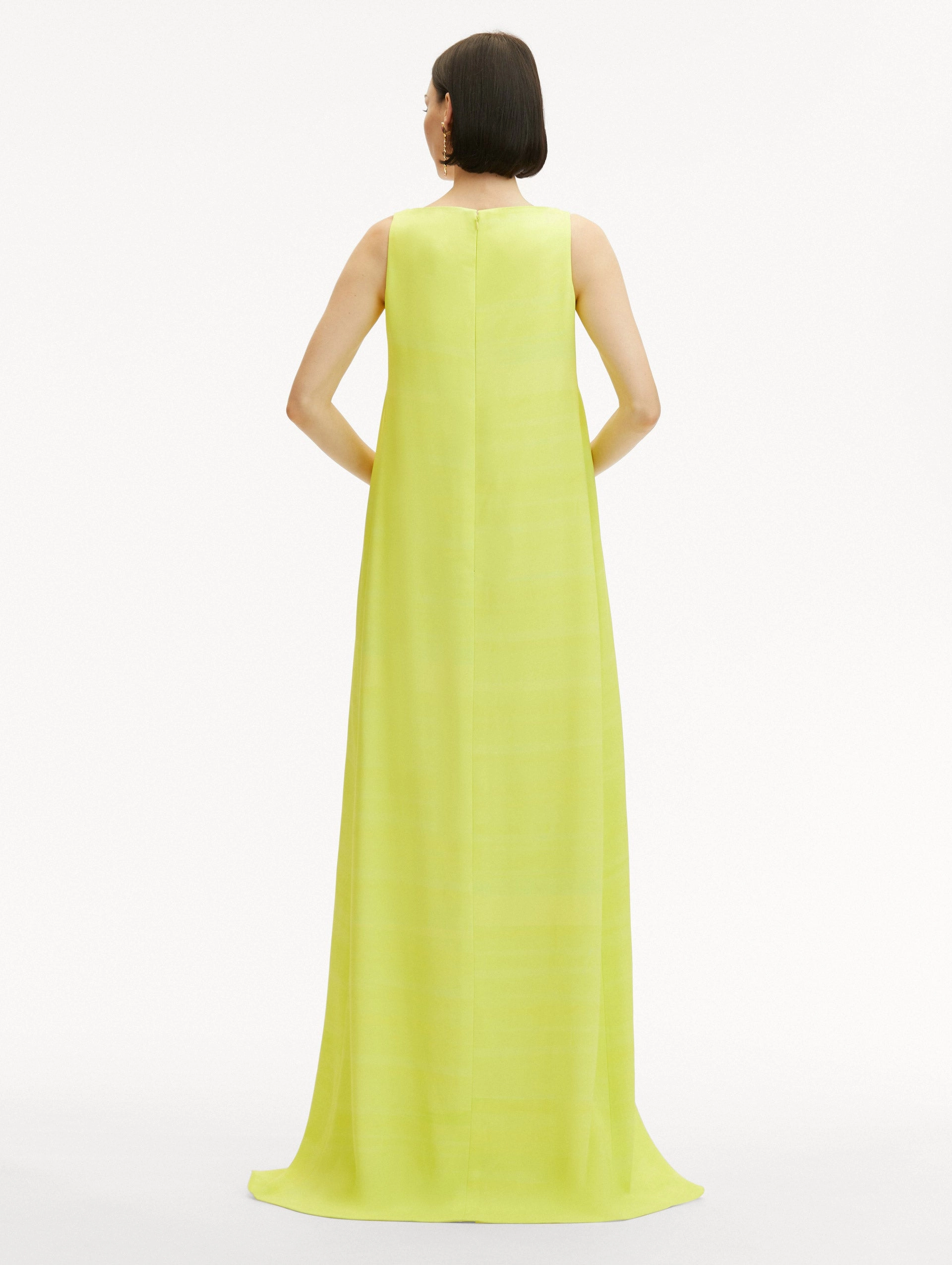 Painted Roses Sleeveless Gown