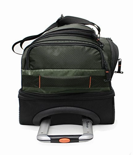 Pathfinder Gear 22 Inch Rolling Drop Bottom Duffel, Olive, One Size