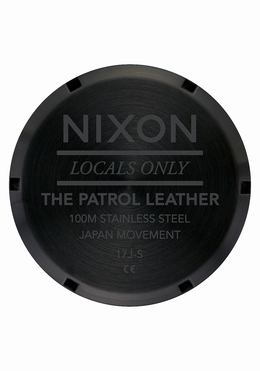 Patrol Leather - Black / Silver / Black