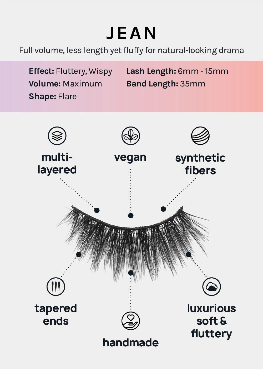 Paw Paw: 3D Faux Mink Lashes - Jean 5-Pack