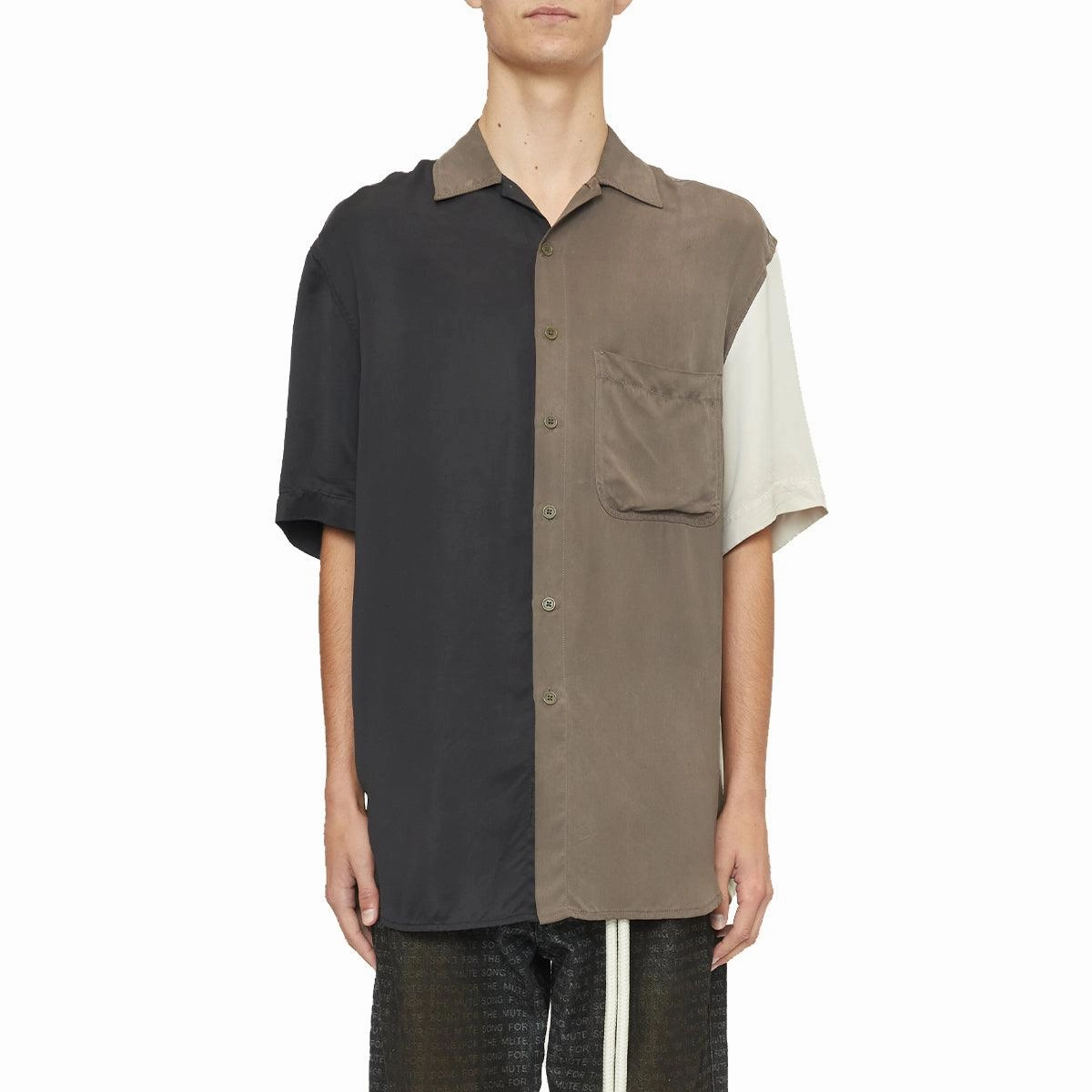 Peach Cupro Oversized Shirt 'Taupe'