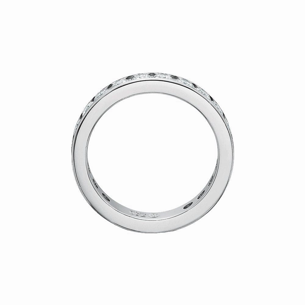 Platinum Diamond Channel Set Eternity Band