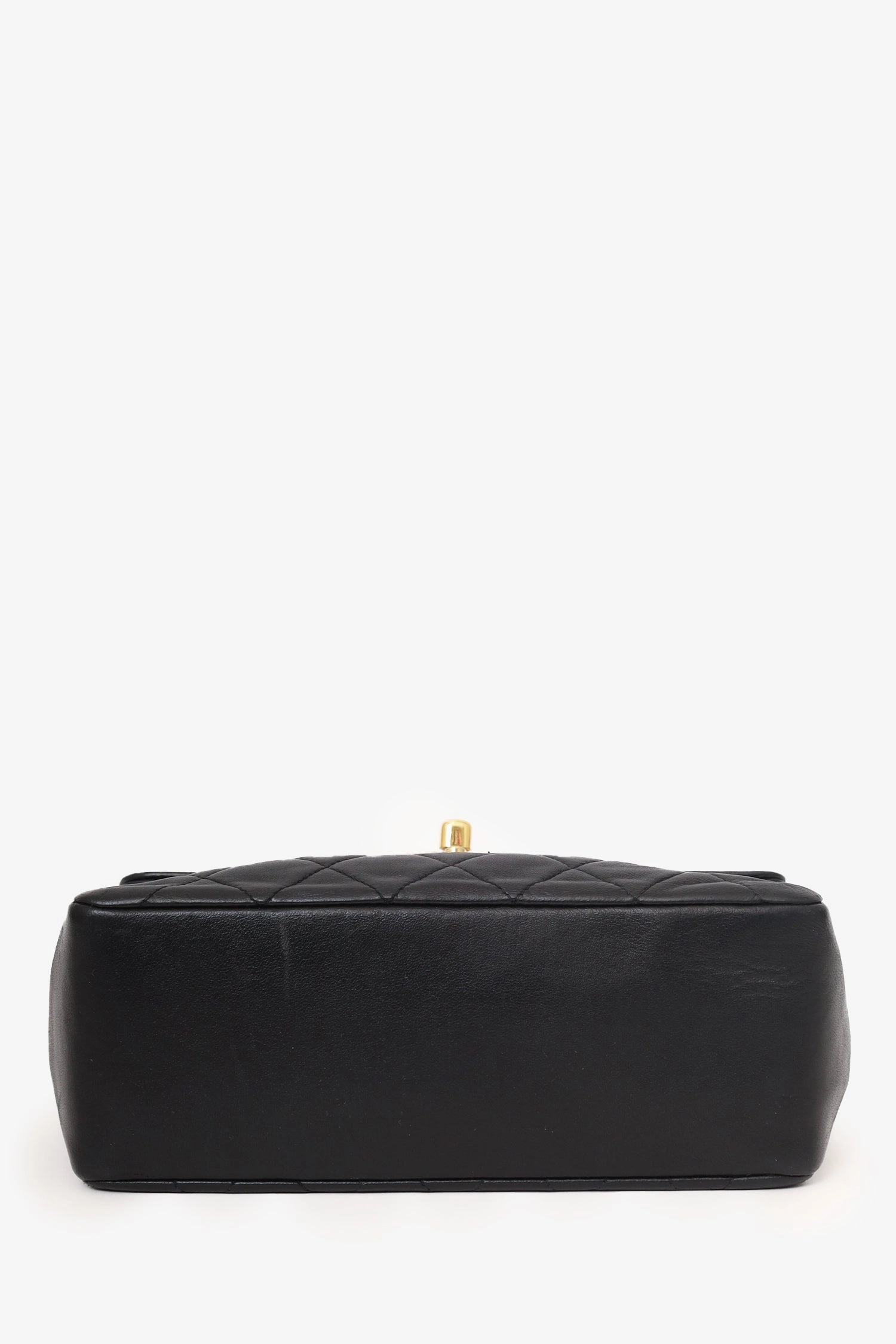 Pre-Loved Chanel? 1991-94 Black Quilted Lambskin Kelly Top Handle Bag