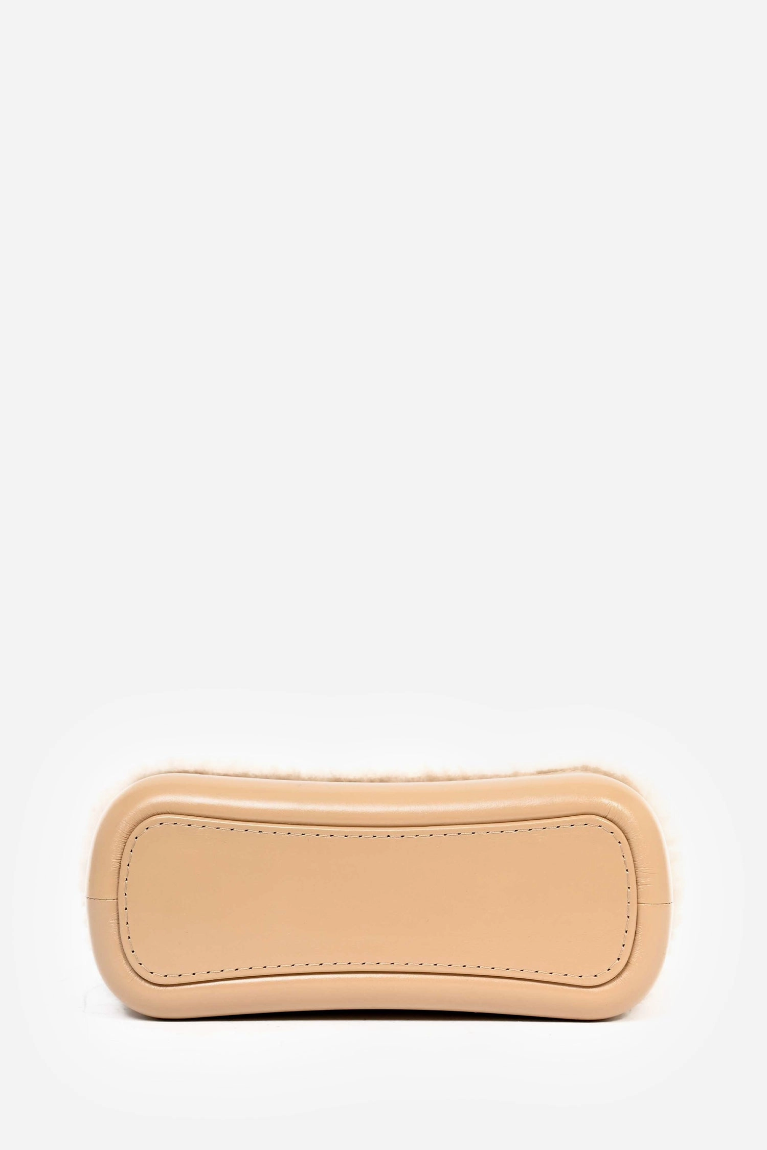 Pre-Loved Chanel? 2017-18 Beige Shearling/Leather Small Gabrielle Crossbody