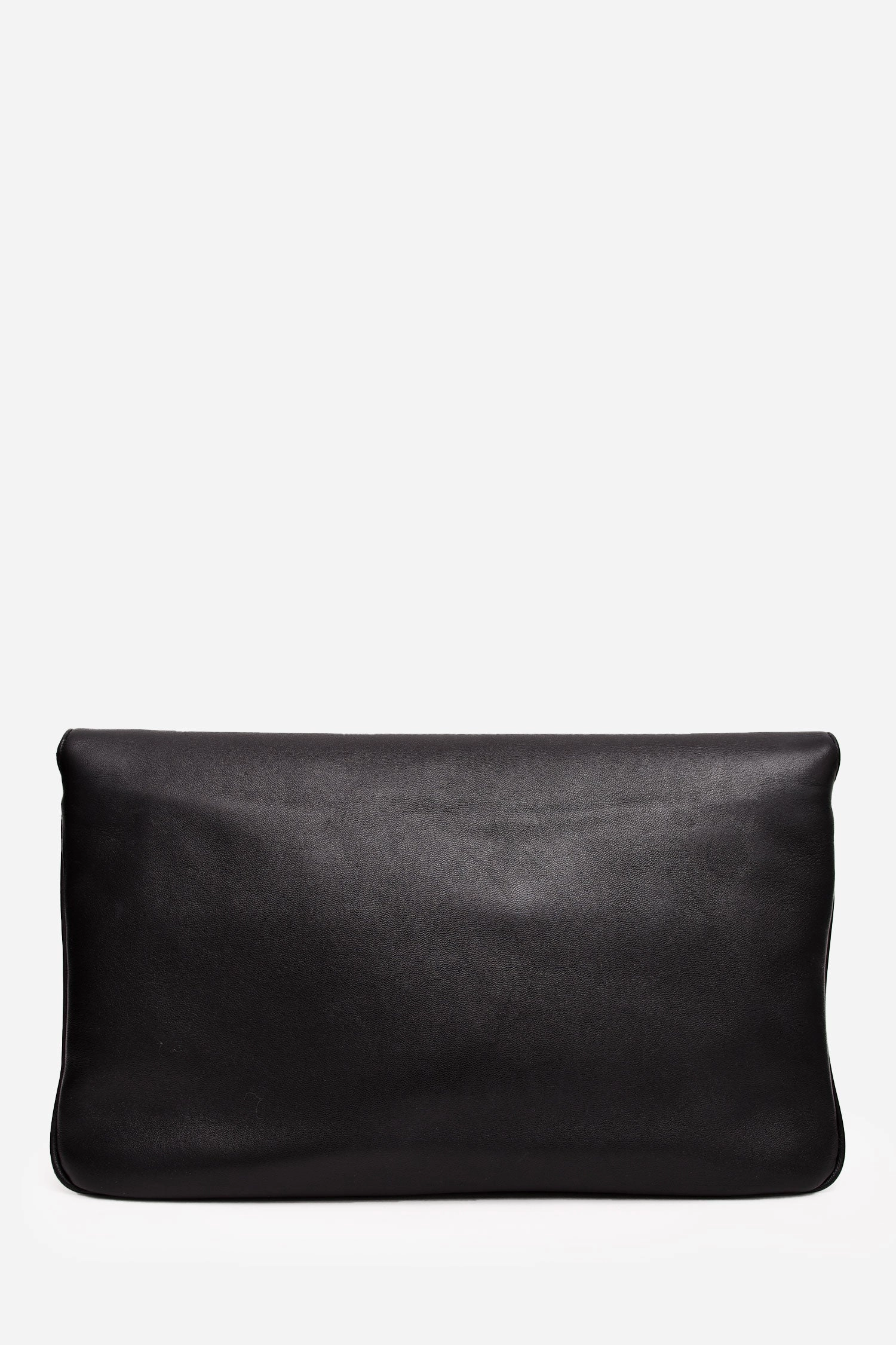 Pre-Loved Chanel? 2017/18 Black Lambskin 'Unchained' CC Clutch