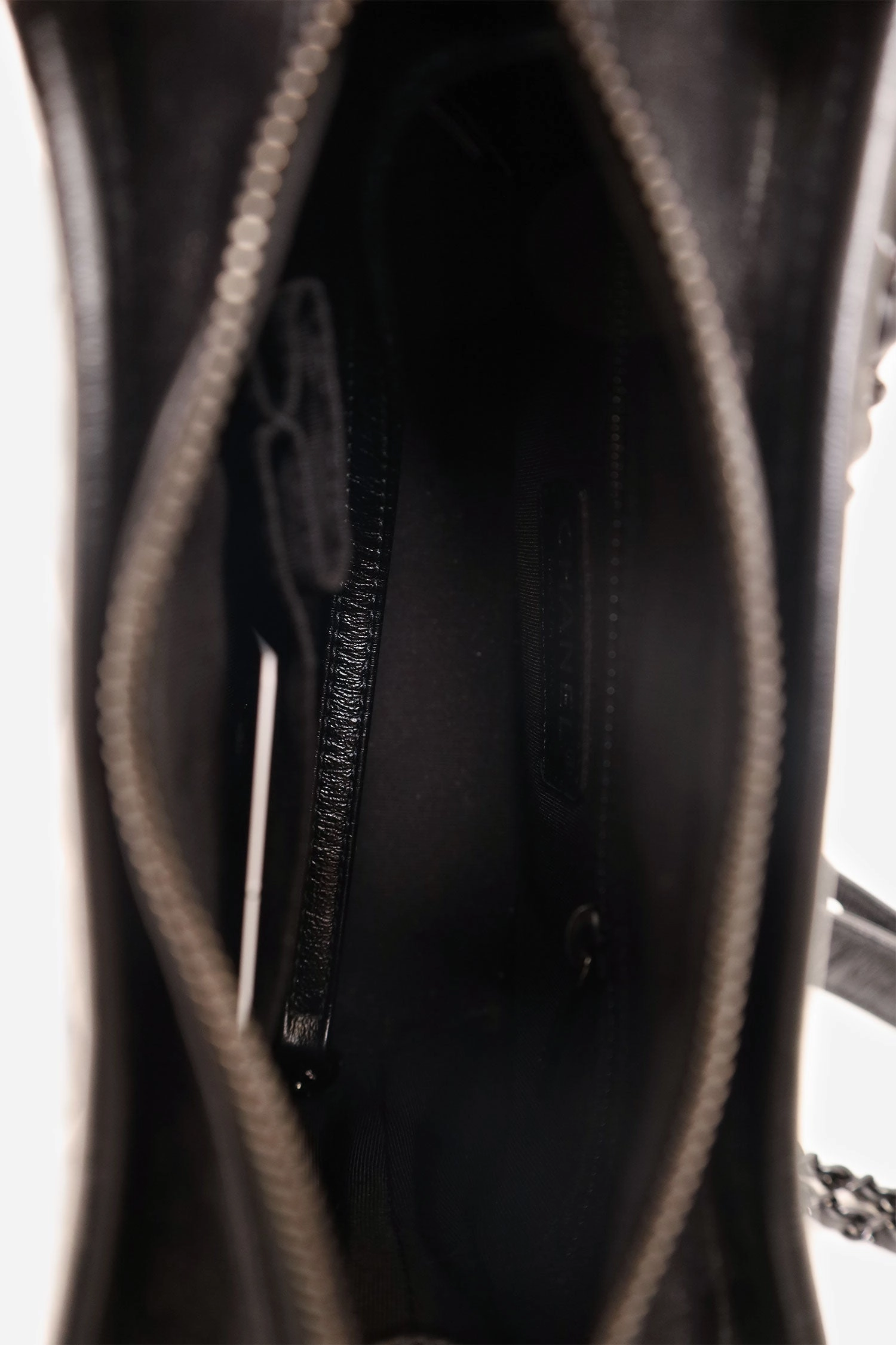 Pre-Loved Chanel? 2019 So Black Quilted Leather Small Gabrielle Crossbody Bag