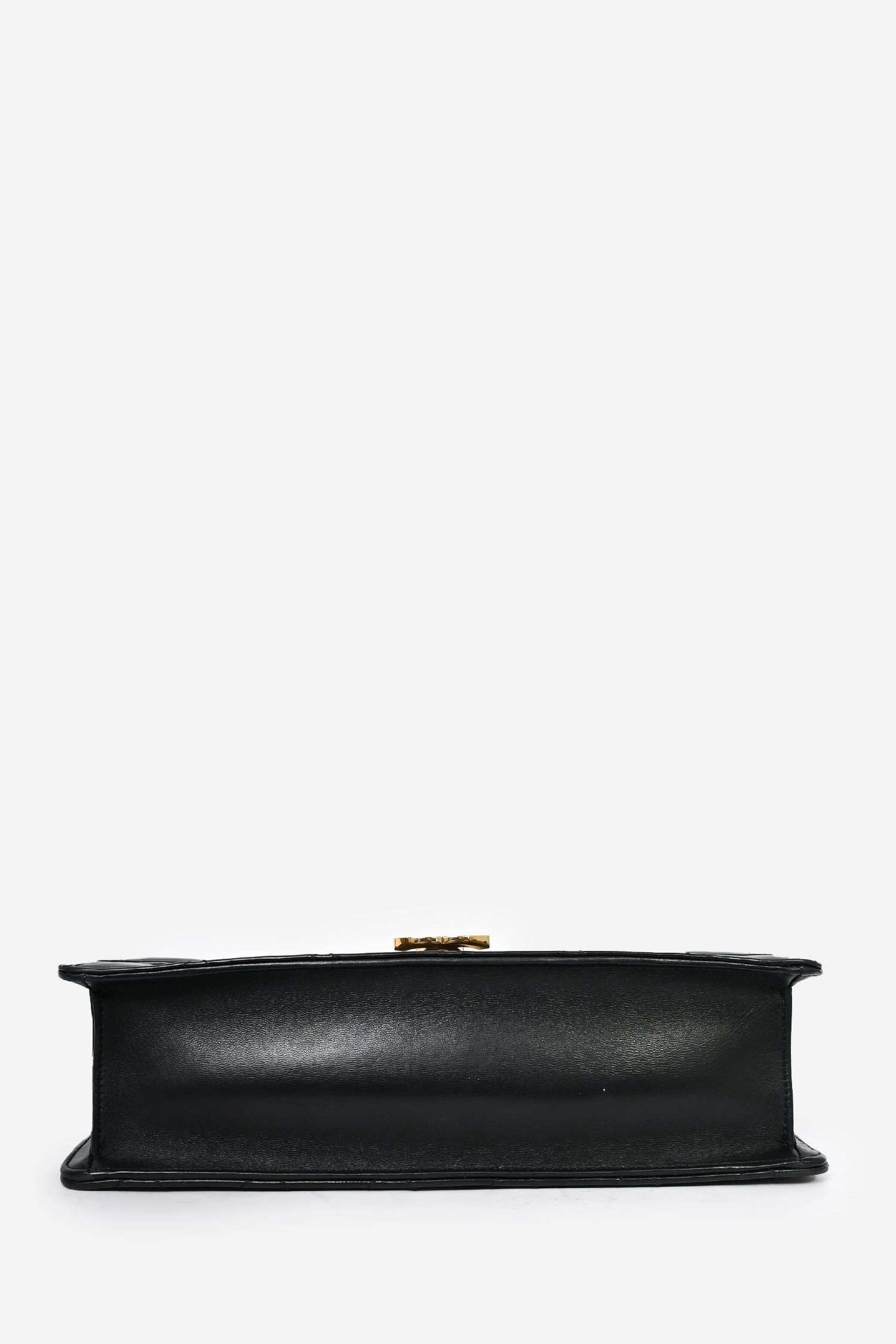 Pre-Loved Chanel? Black Lambskin 2013/14 CC Golden Class Large Flap Shoulder Bag