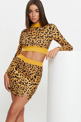 Print Skirt Set