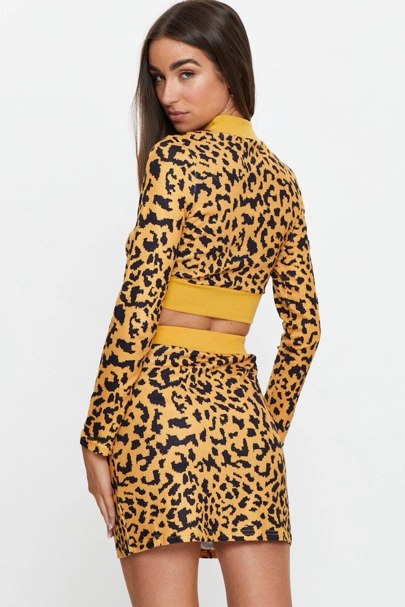 Print Skirt Set