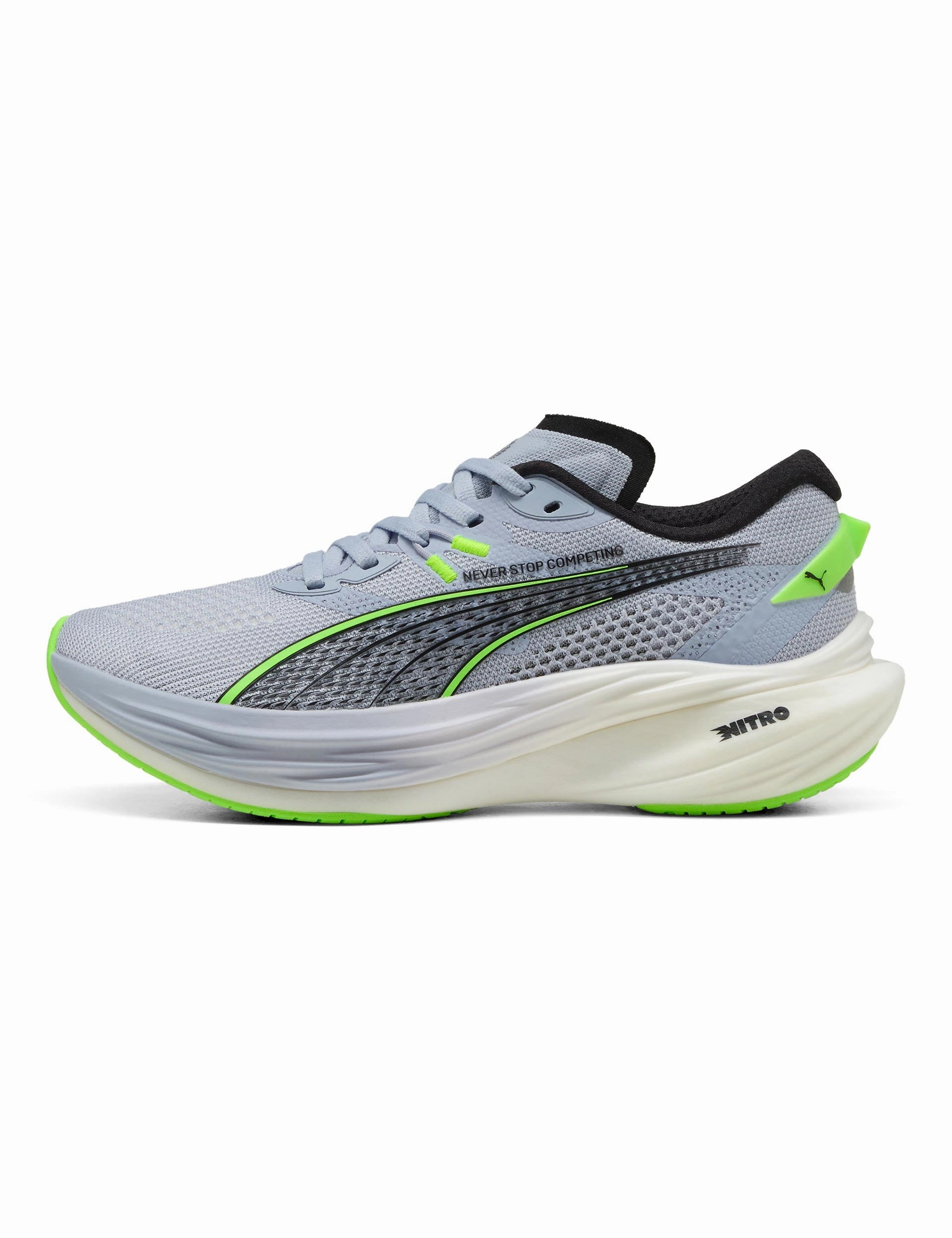 Puma x Hyrox Deviate NITRO 3 Running Shoes - Cool Weather/Green Glare