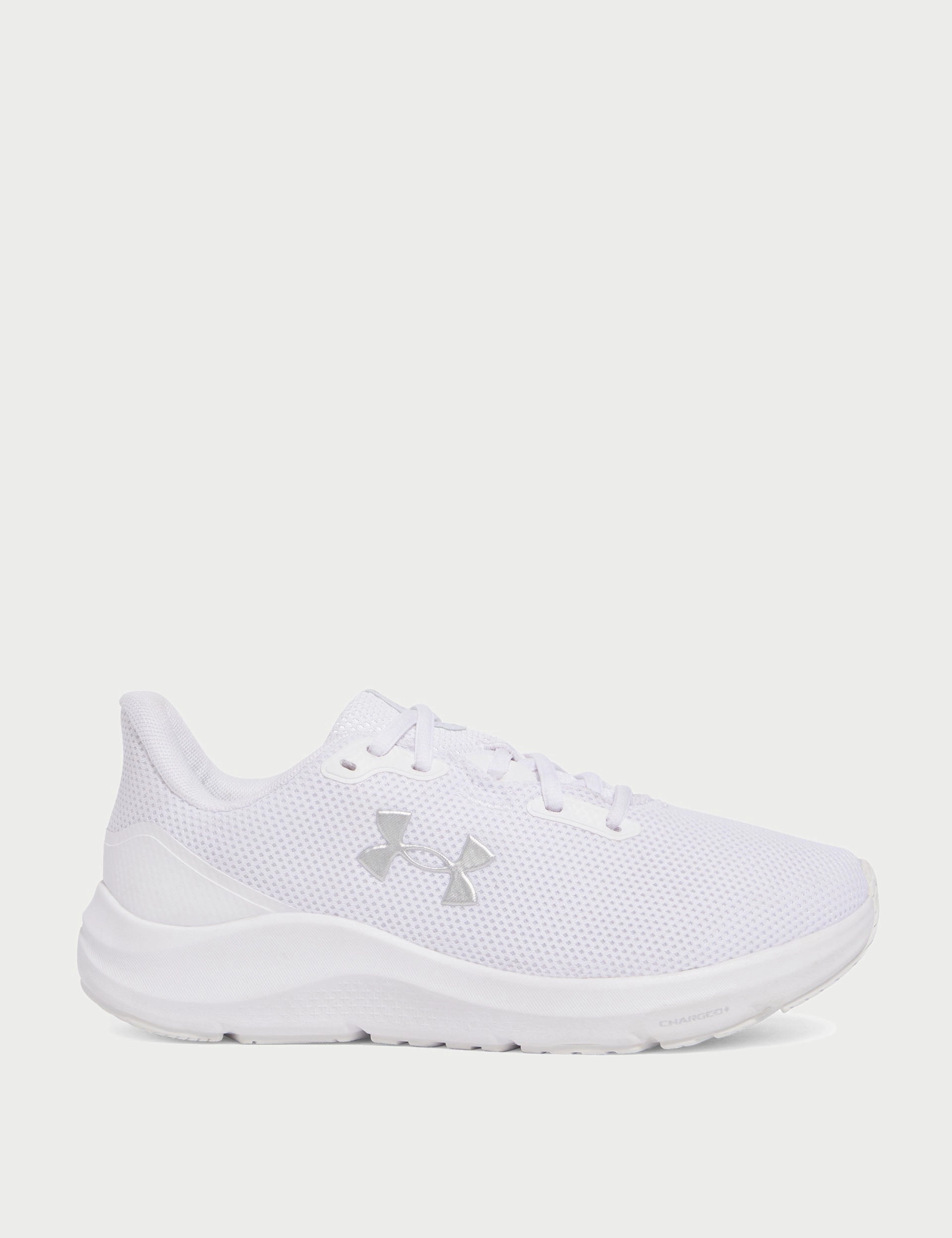 Pursuit 4 Running Shoes - White/Metallic Silver