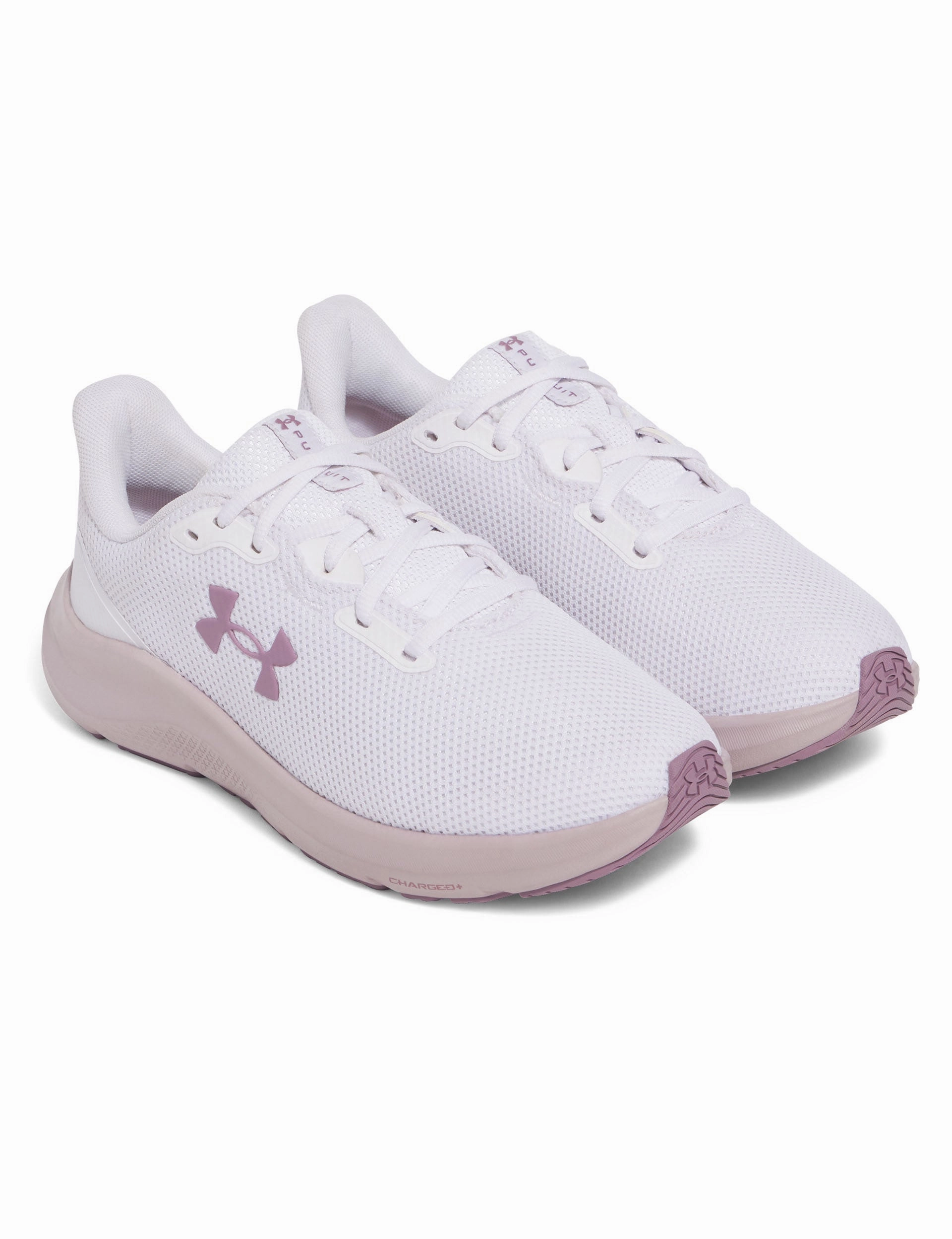 Pursuit 4 Running Shoes - White/Purple Prime
