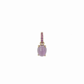 Rachel Reid 14k Gold Amethyst Charm