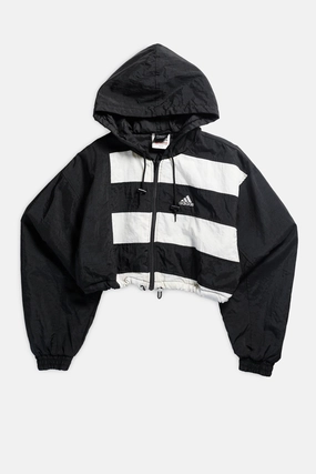 Rework Adidas Crop Track Jacket - XL