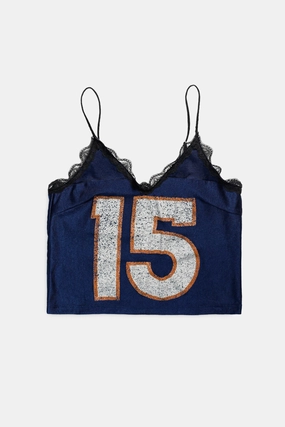 Rework Broncos Lace Tank - M
