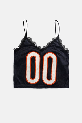Rework Chicago Bears Lace Tank - L