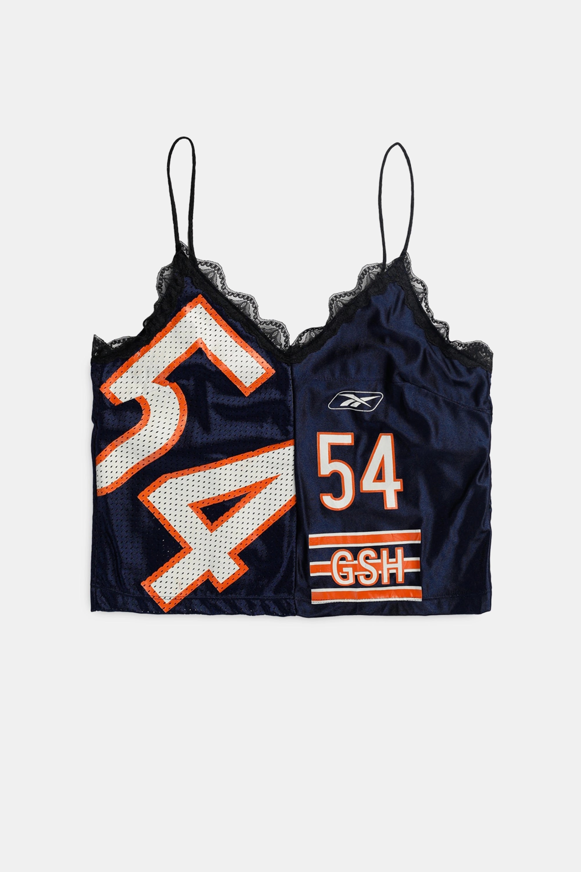 Rework Chicago Bears Lace Tank - M