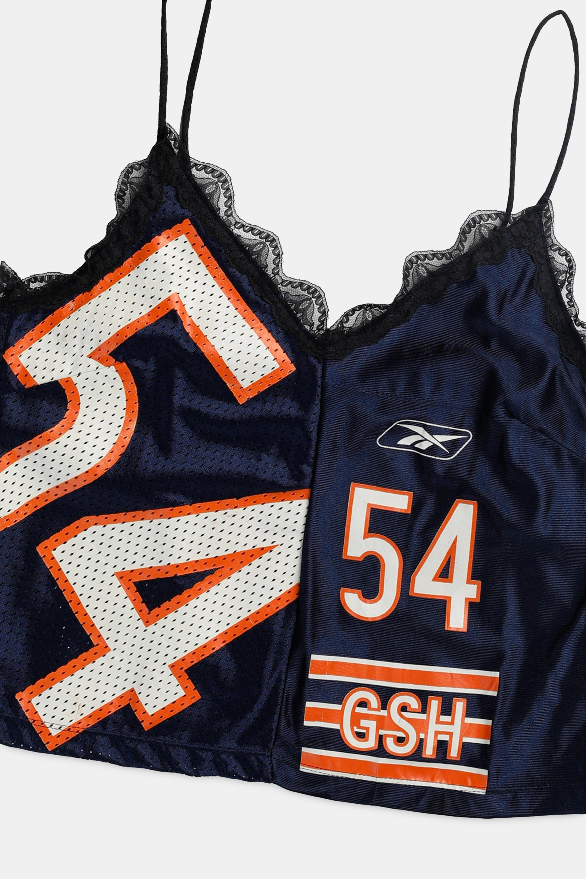 Rework Chicago Bears Lace Tank - M