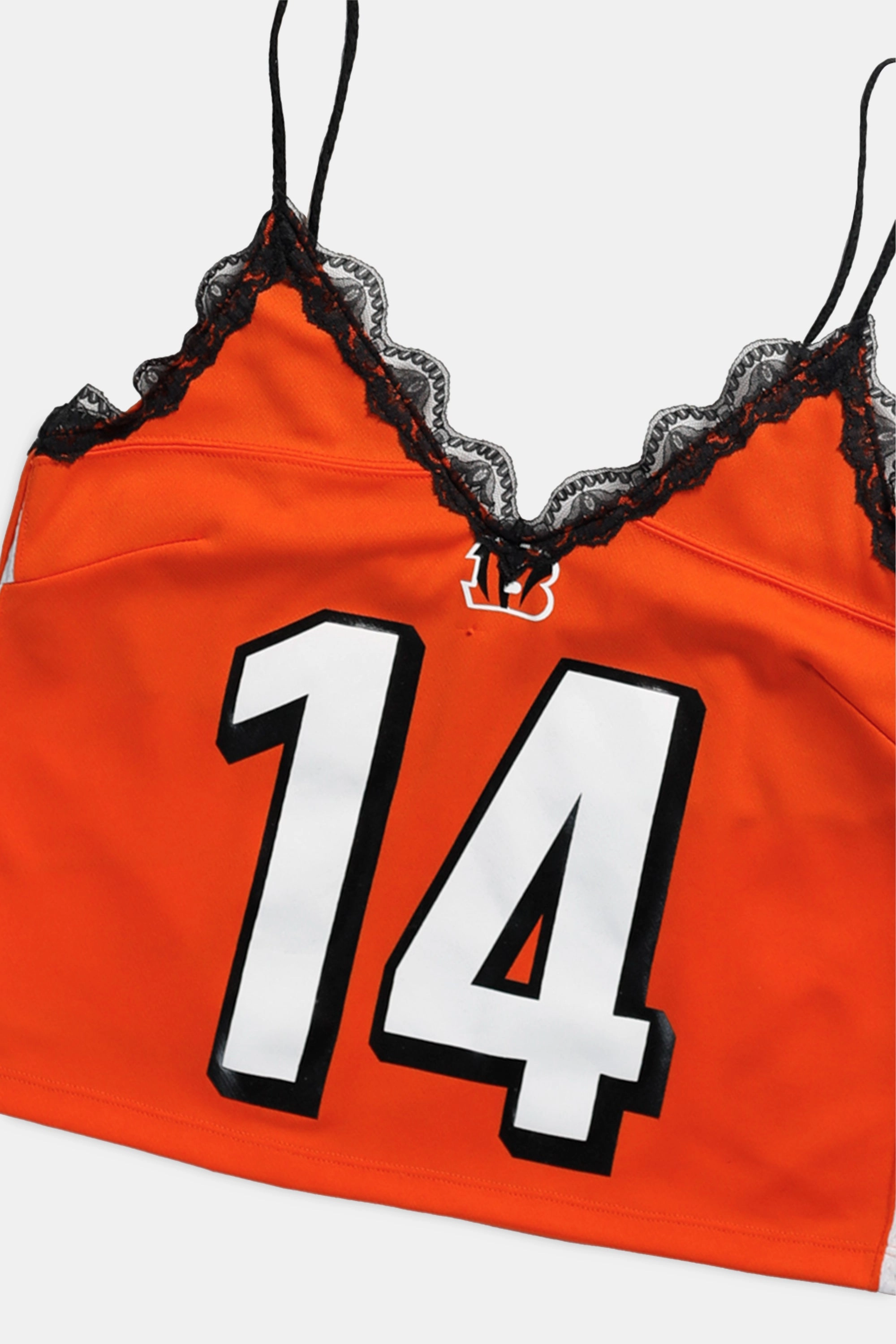 Rework Cincinnati Bengals Lace Tank - M