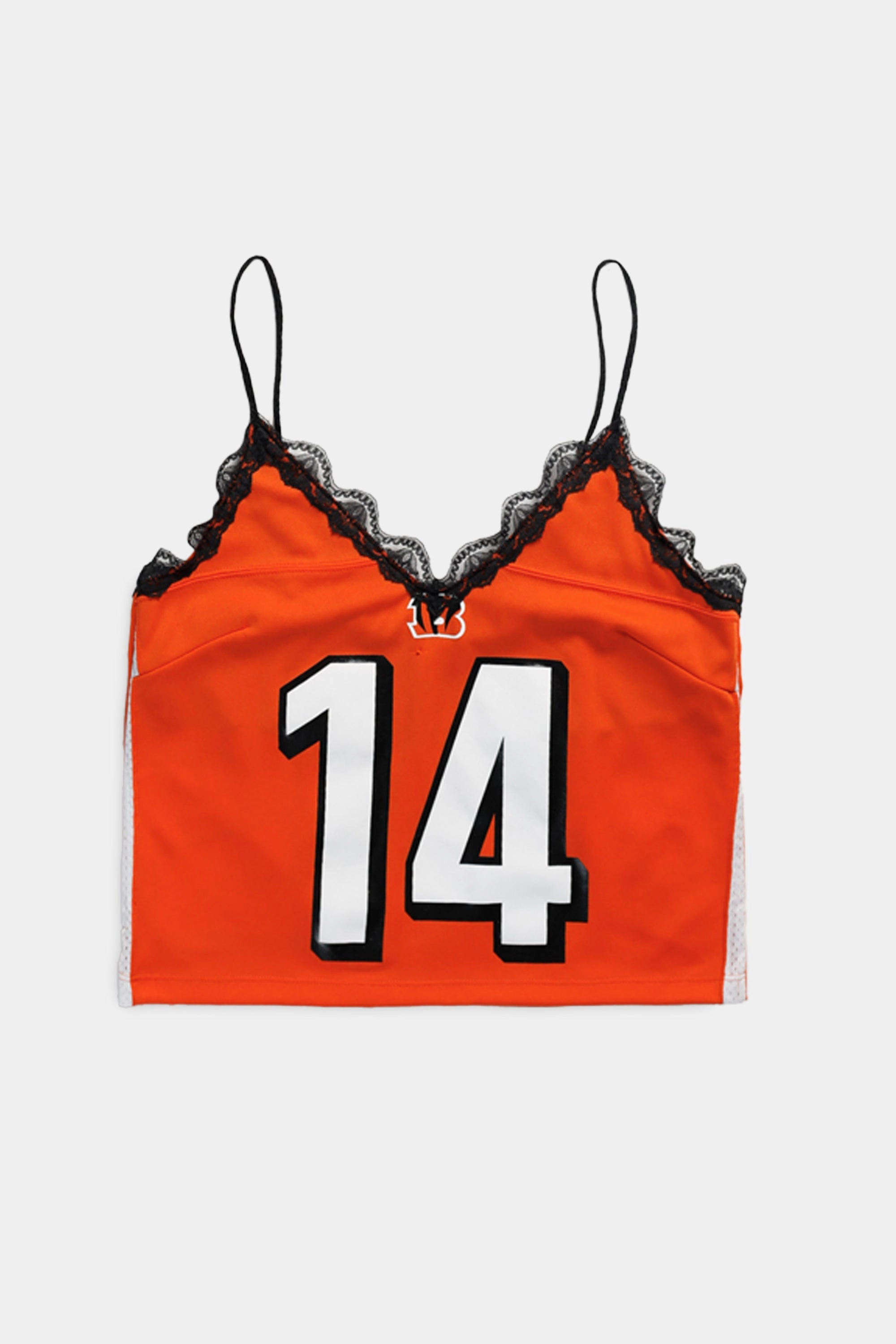 Rework Cincinnati Bengals Lace Tank - M